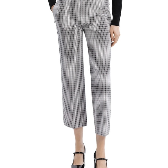 Theory Houndstooth cropped B&W NWT size ten cropped pants. - Picture 12 of 15